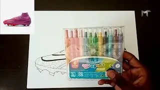 Speed Drawing a MRCS 10 Boot  From Blank Page to Realistic Art in Minutes