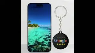 Custom NFC Google Review Keychain &ndash; Reviews in Seconds Anywhere You Go  #customnfc #nfckeychain