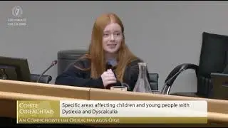 Dyslexia Ireland at Oireachtas Joint Committee on Education and Youth, 02.10.2025 - S&G Waiver