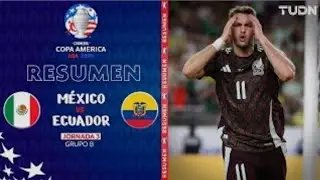 HIGHLIGHTS - M&eacute;xico vs Ecuador | Copa Am&eacute;rica 2024 - J3 | TUDN
