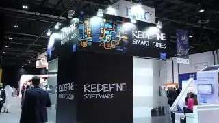 EMC booth at IoTX 2015 held in Dubai