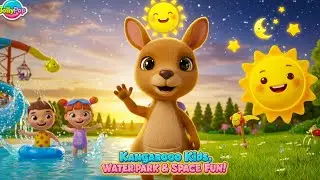 Top 3 Cartoon Rhymes for Kids | Kangaroo Kids, Water Park & Sun, Moon, Stars | Jollypop