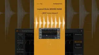 How to Make a Techno Kick Sound HUGE  (Easy Ableton Trick) #abletontutorial #abletontips