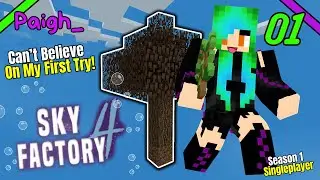 | 01 | SkyFactory 4 | TWERK ON THOSE TREES! | Minecraft Modpack | Modded Survival | Gameplay