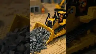 LEGO Caterpillar D11 Bulldozer in Action 🚧 | Epic LEGO Construction!