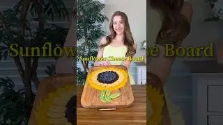 SUNFLOWER CHEESE BOARD 🌻🧀 An easy Spring recipe! #cheeseboard #springideas #springrecipes