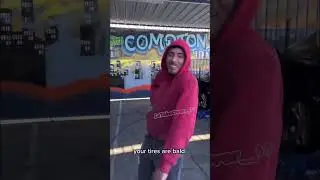 Caption This 🤣🤣..🛞 #getbackorgetsmacked #la #tireshope #latakeover #takeover #sideshow