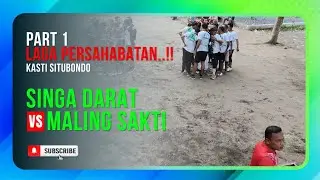 Laga ketat SINGA DARAT VS MALING SAKTI || KASTI SITUBONDO