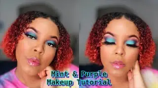 Mint & Purple Makeup Tutorial 💜 | Being Kirrah