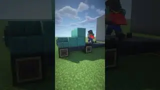 Minecraft Flower Truck 🚛 #minecraft #minecrafttutorial #minecraftbuilding #gaming #tutorials #steve