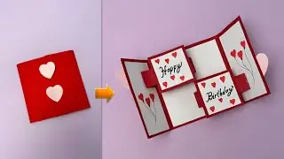 ИЗГОТОВЛЕНИЕ 3D-КАРТ | поздравительная открытка | Всплывающая карта