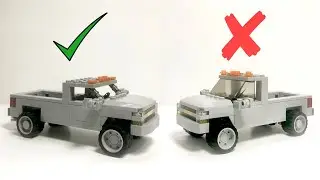 Tips and tricks for building better LEGO vehicle mocs!