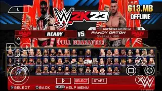 Game WWE 2K23 PPSSPP Android Offline Graphics HD Full Character | Game Smackdown PPSSPP Gameplay