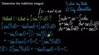 Trig Integral Example