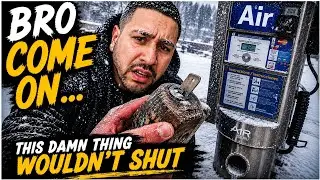Замок завис&hellip; а мне все равно пришлось закрыть этот автомат ❄️🔐