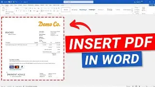 How to Insert a PDF File Into a Word Document (Step By Step)