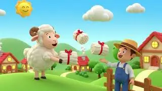 Soft Wool Sheep on the Farm