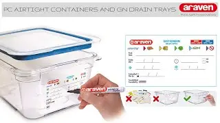 PC AIRTIGHT CONTAINERS AND GASTRONORM DRAIN TRAYS