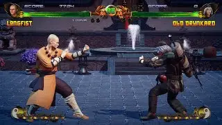 [Shaolin vs Wutang 1] Gameplay(13/30) - Long Fist / Arcade mode