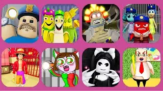 Barry's Prison Run!.Shovelware's Brain Game.Escape The Ancient Pyramid Obby.EMOTIONS POLICE FAMILY