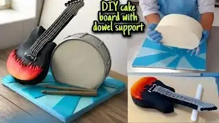 Beautiful MUSICIAN CAKE Design and Tutorial / Easy Drum Cake Tutorial