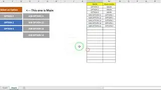Dynamic Drop Menu Bars Creation in Excel VBA