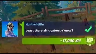 Fortnite Challenge - Hunt wildlife - Chapter 2 Season 7