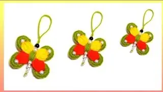 It's so Beautiful 🌺💐Super Easy Butterfly Making Idea with Yarn - You will Love It - DIY Butterfly