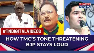 'Takes 10 Min To Thrash BJP Hooligans':TMC Leader's Threatening Tone Amid Law & Order Concerns In WB