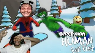 Hyper Man Human: Fall Flat Hyper King Funny Moments