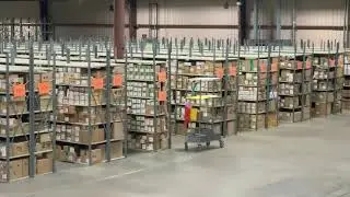 American Surplus's Most Recent Warehouse Shelving Project