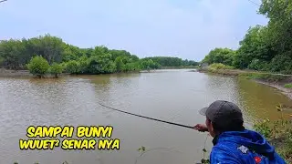 Mancing ikan ini bikin senar Sampek bunyi WWuuet WWuuet 