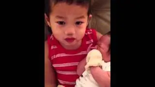 Kuya Chino and Baby Adrian