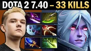 Drow Ranger — профессиональный керри с 33 убийствами и Silveredge — геймплей Dota.