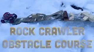 1/24th scale rock crawler obstacle course!