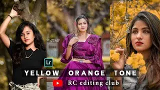 Lightroom Yellow Tone Preset 🔥 | Lightroom Mobile Preset Dng | Lr Free Preset Download | Yellow Tone