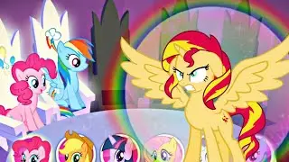 My Little Pony | Daydream Shimmer defeats Midnight Sparkle | Equestria Girls: Friendship Games