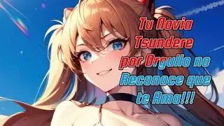 Asmr Tu Novia Tsundere por Orgullo, no Acepta que te Ama/Roleplay/Anime.
