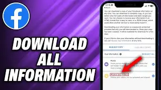 How To Download All Facebook Information