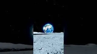 how earth 🌎 look from moon 🪐 #earthrotation #earth #planet #howthemoonbecamebeautiful