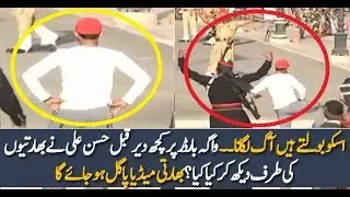 Indian Media Crying on Hassan Ali Style at Wagah Border