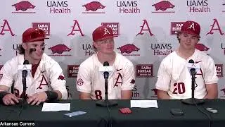 Peyton Holt, Hudson White, Gabe Gaeckle talk about beating Mississippi State in Game 3