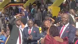 Virgin Mary appears at Namugongo.