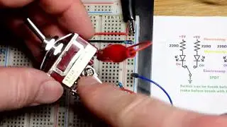 Toggle switch single pole double throw SPDT break before make for learning electronics shorts 99