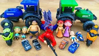 अरे बच्चों spider man अपनी बंदूक लेकर कहा जा रहा है !! Krishna toy 