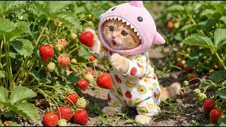 A Peaceful Day at the Farm 🌾  Mama Cat & Ginger Kitten&rsquo;s Healing Family Story!