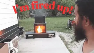 Sunjoy Outdoor Fireplace!
