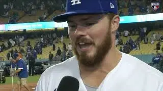Gavin Lux on defense, Game 1 win