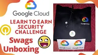 Google Cloud Learn To Earn Cloud Security Challenge Swags Unboxing 🔥 | #GoogleCloud #Qwiklabs #Swags