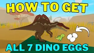 How To Get All Dinosaur Eggs Locations in Animal Simulator | Roblox